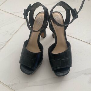 Vince Camuto crocodile leather heels.
